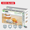 High quality glass seal Lunch Box 3-pcs kit seal Microwave Food Container